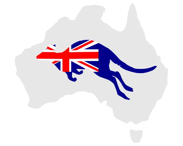 Canguru australiano —  Vetores de Stock