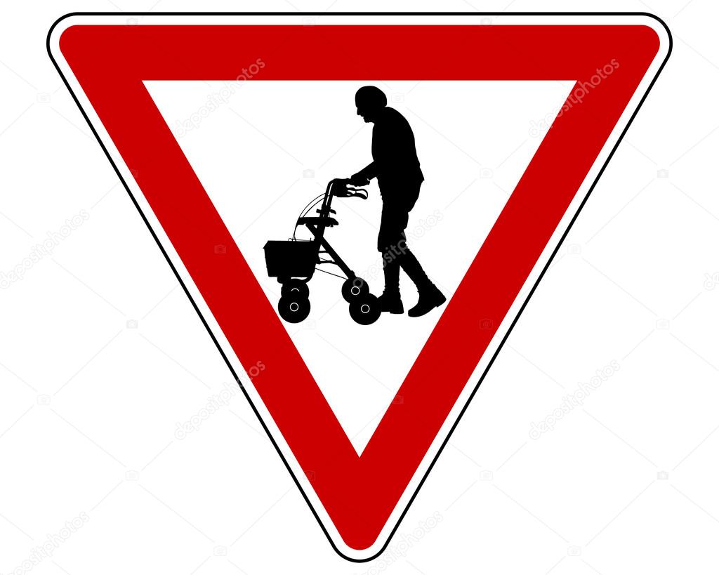 Give way to elderly people