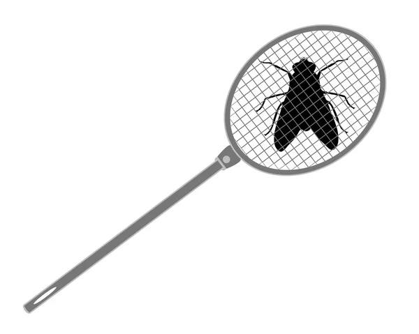 Silhouette de mouche — Image vectorielle