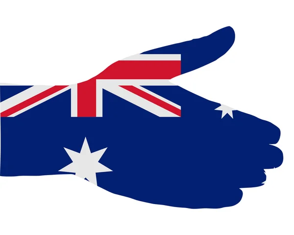 Australijski uścisk dłoni — Wektor stockowy