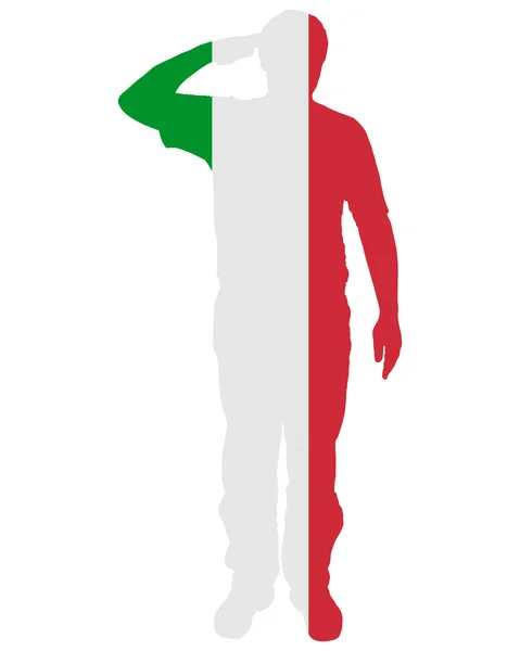 Italienischer Gruß — Stockvektor
