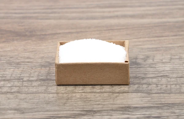 Sugar on wood — Stock Photo, Image