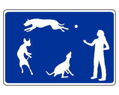 Köpekler için trafik işaretleri