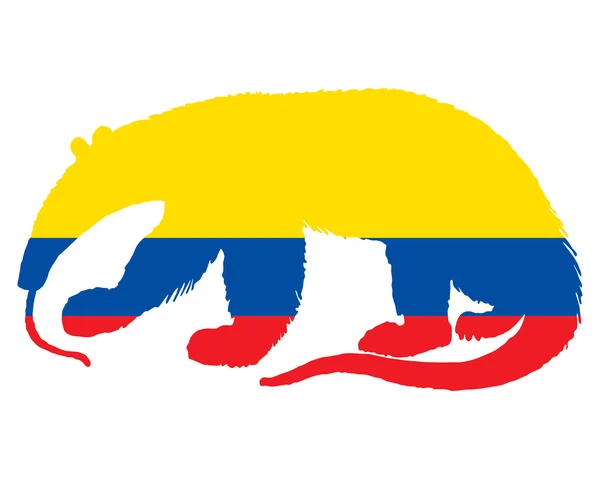 Anteater Ecuador — Stockvector