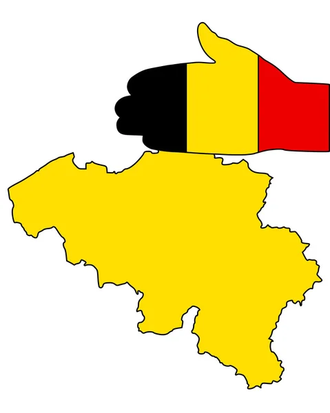 ベルギーへようこそ — ストックベクタ
