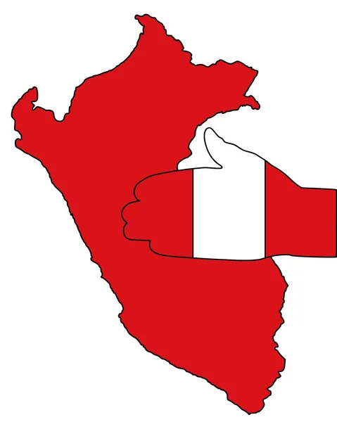 Bienvenue au Pérou — Image vectorielle