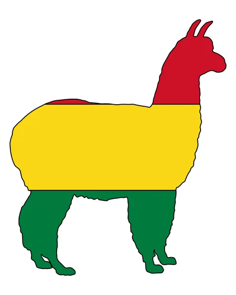 Alpaca Bolivia — Stockvector