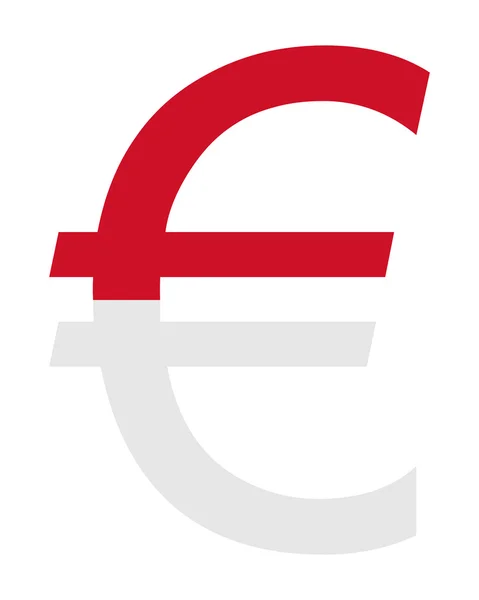 Monegaskisch euro — Stockvector
