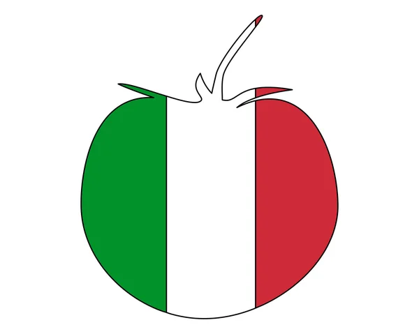 Tomate italienne — Image vectorielle