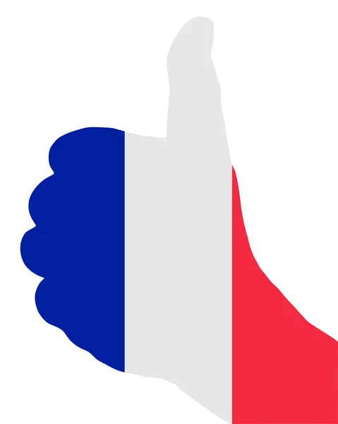 Francuski sygnału ręcznego — Wektor stockowy