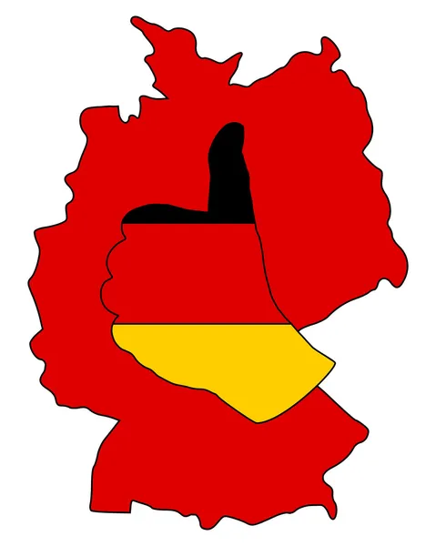 Немецкий сигнал рукой — стоковый вектор