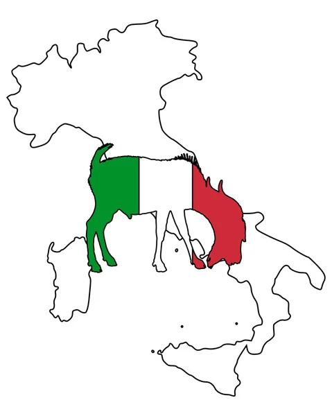 Italian he-goat — Stock Vector