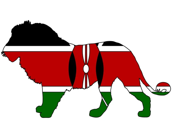 Lew Kenii — Wektor stockowy