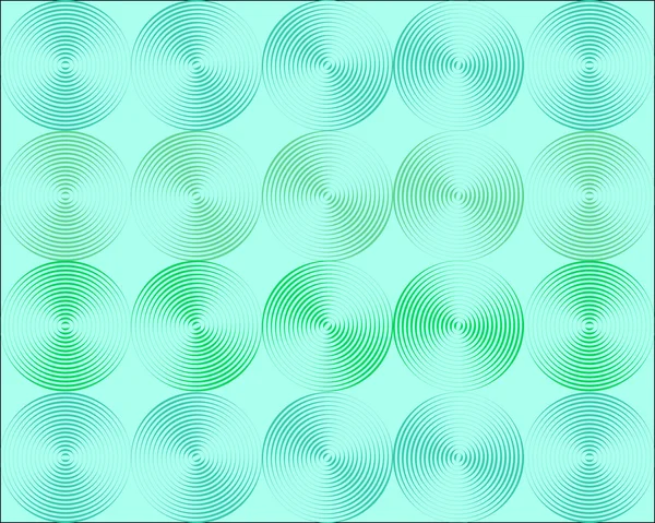 Imagem de fundo cintilante metálico de muitas linhas de círculo coloridas — Vetor de Stock