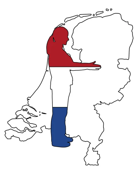 Poignée de main néerlandaise — Image vectorielle