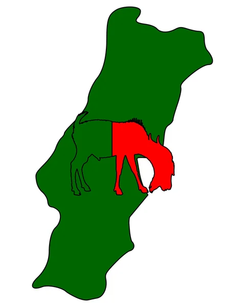 Portugalski-on koza — Wektor stockowy