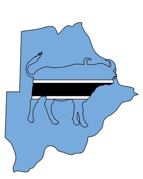 Botswana-Büffel — Stockvektor