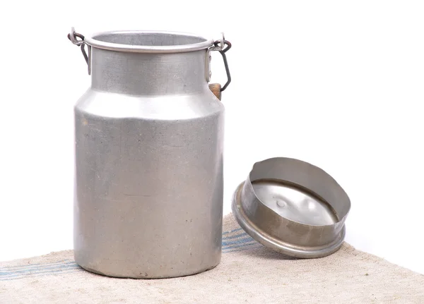 Milk can open — Stock Photo, Image