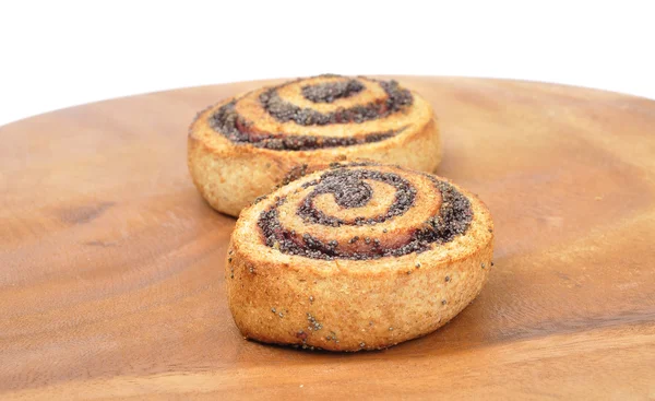 Spiral vallmofrö kaka — Stockfoto