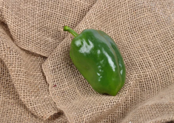 Peppar på jute — Stockfoto
