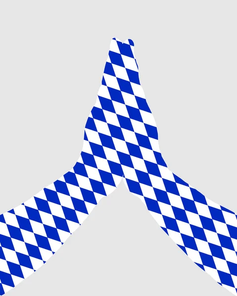 Bavarian praying — Stockvector