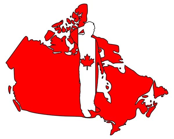 Saluto canadese — Vettoriale Stock