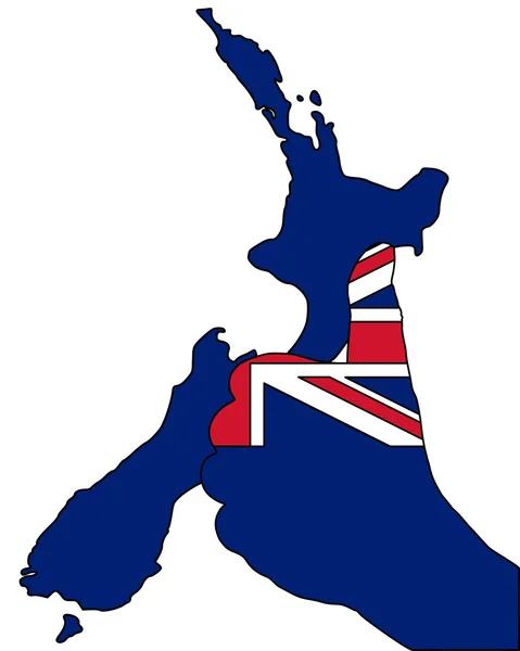 Új-Zéland kéz jel — Stock Vector