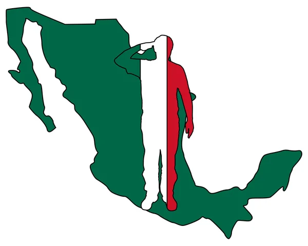 Salut mexicain — Image vectorielle