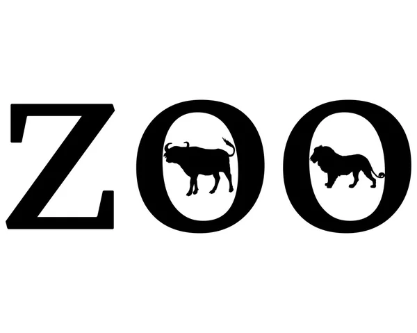 Animales del Zoo — Vector de stock