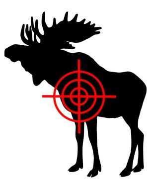 Moose crosshair clipart