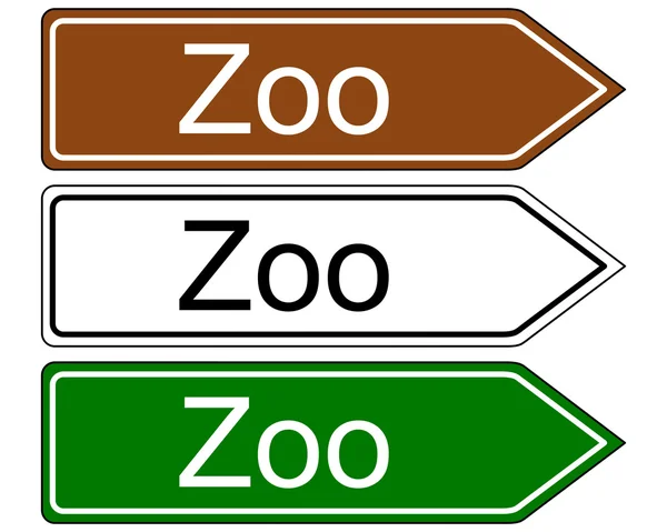Direção signo zoológico — Vetor de Stock