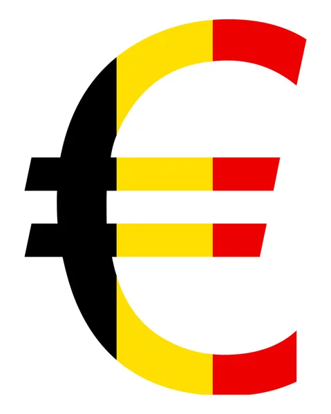 Belgický euro — Stockový vektor