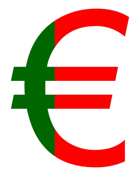 Portugál euro — Stock Vector