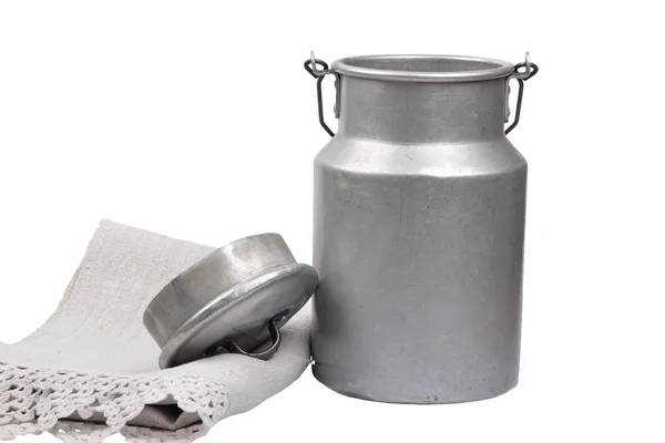 Milk can open — Stock Photo, Image