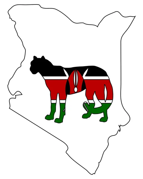 Κένυα τσίτα — Διανυσματικό Αρχείο