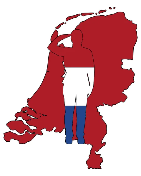 Salut Néerlandais — Image vectorielle