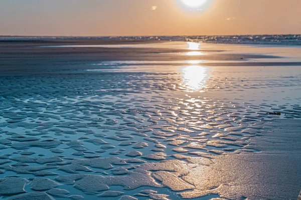 Charmanter Sonnenuntergang Meer Jurmala Lettland Europa — Stockfoto