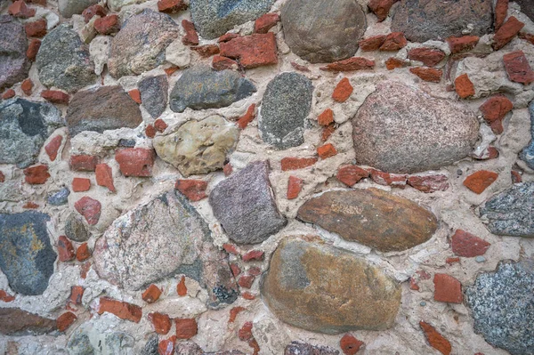 Oude Stenen Muur Metselwerk Textuur Patroon — Stockfoto