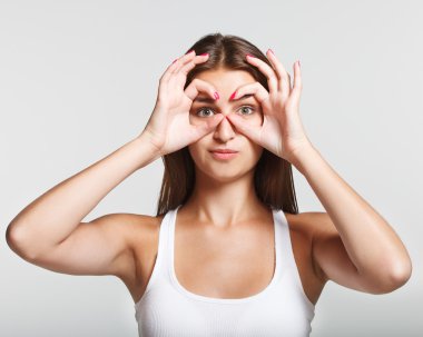 genç bir kız portresi