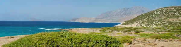 Beautiful sea landscape panorama of Crete — Stock Photo, Image