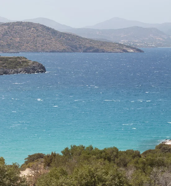 Sea landscape panorama of Crete, Greece — Stock Photo, Image