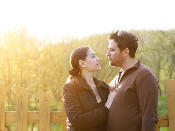 Happy smiling couple — Stock Photo, Image