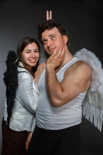 Sr. Angel e Sra. Angel — Fotografia de Stock