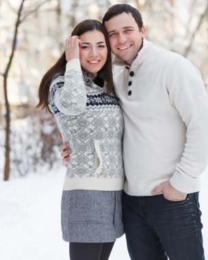 mutlu genç çift winter Park