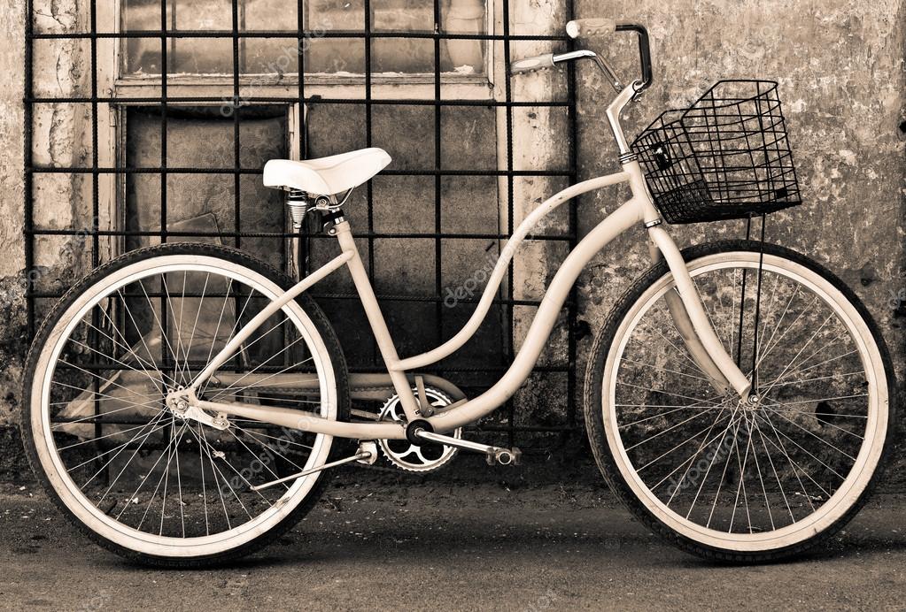 vintage bike with basket