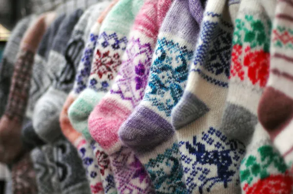 Calcetines de lana — Foto de Stock