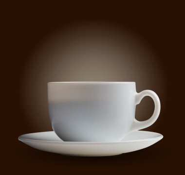 beyaz kahve fincanı