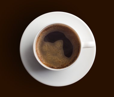 beyaz kahve fincanı