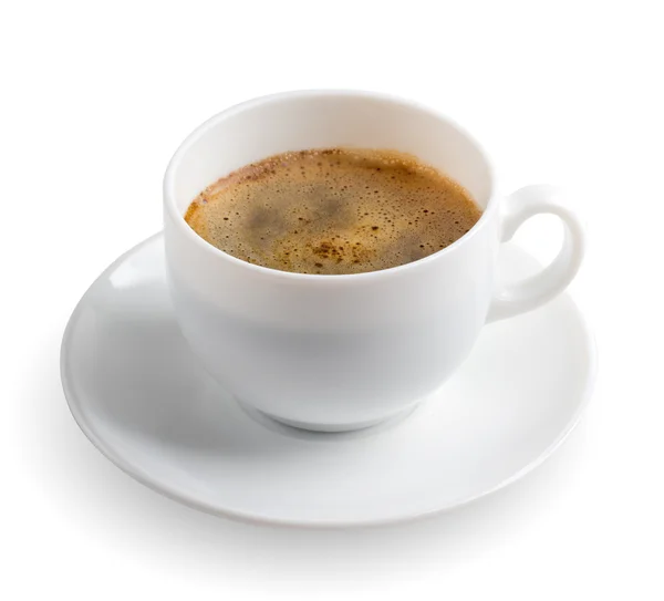 Vit kaffekopp — Stockfoto