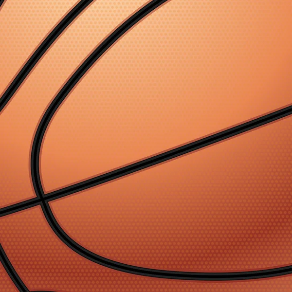 Basketball macro background — Stock Vector